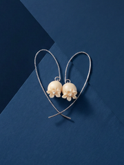 Lily of the Valley Simple Long Hook Earrings