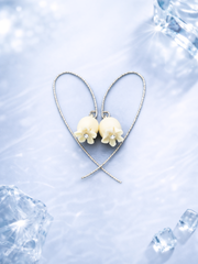 《幸福歸來》鈴蘭花簡約長勾耳環