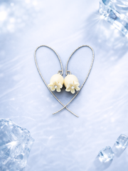 《幸福歸來》鈴蘭花簡約長勾耳環